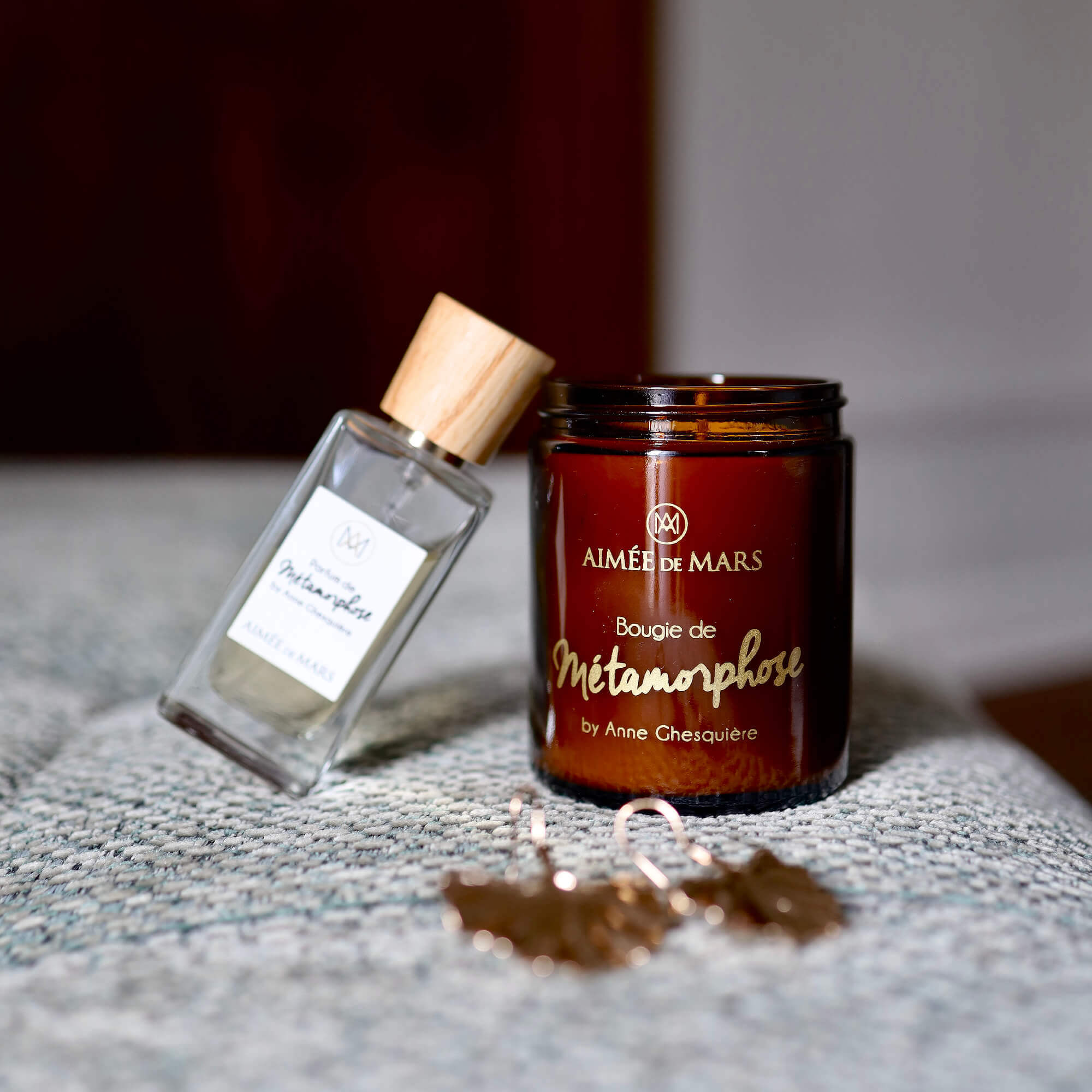 Bougie Naturelle Orange, Vanille, Iris, Ylang Ylang