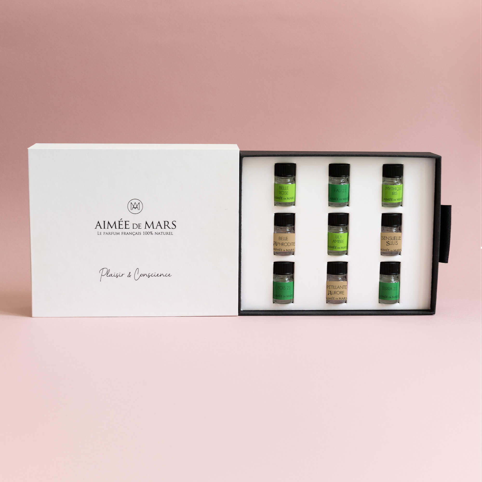 Coffret Prestige Découverte Parfums Naturels pour Femme et pour Homme