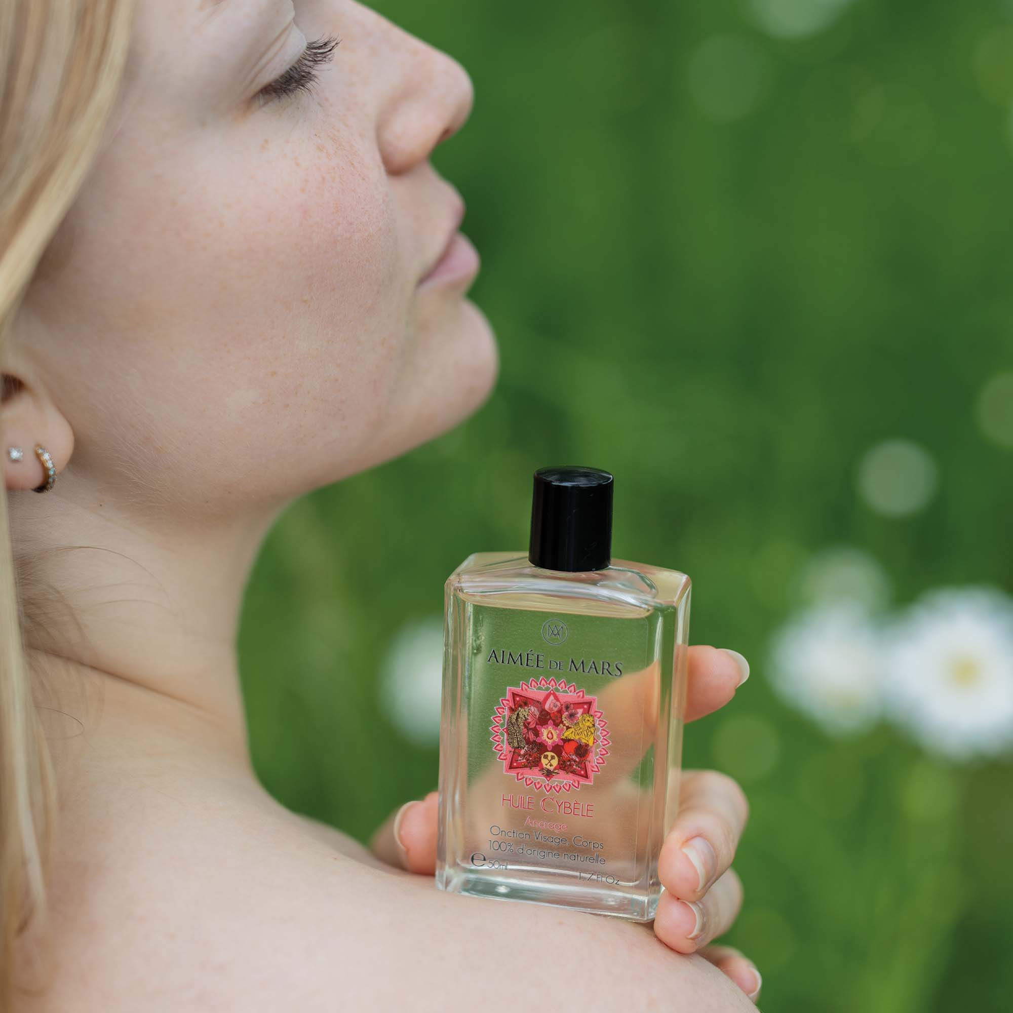 Huile Visage Corps Senteur Boisée Ambrée 100% Naturelle