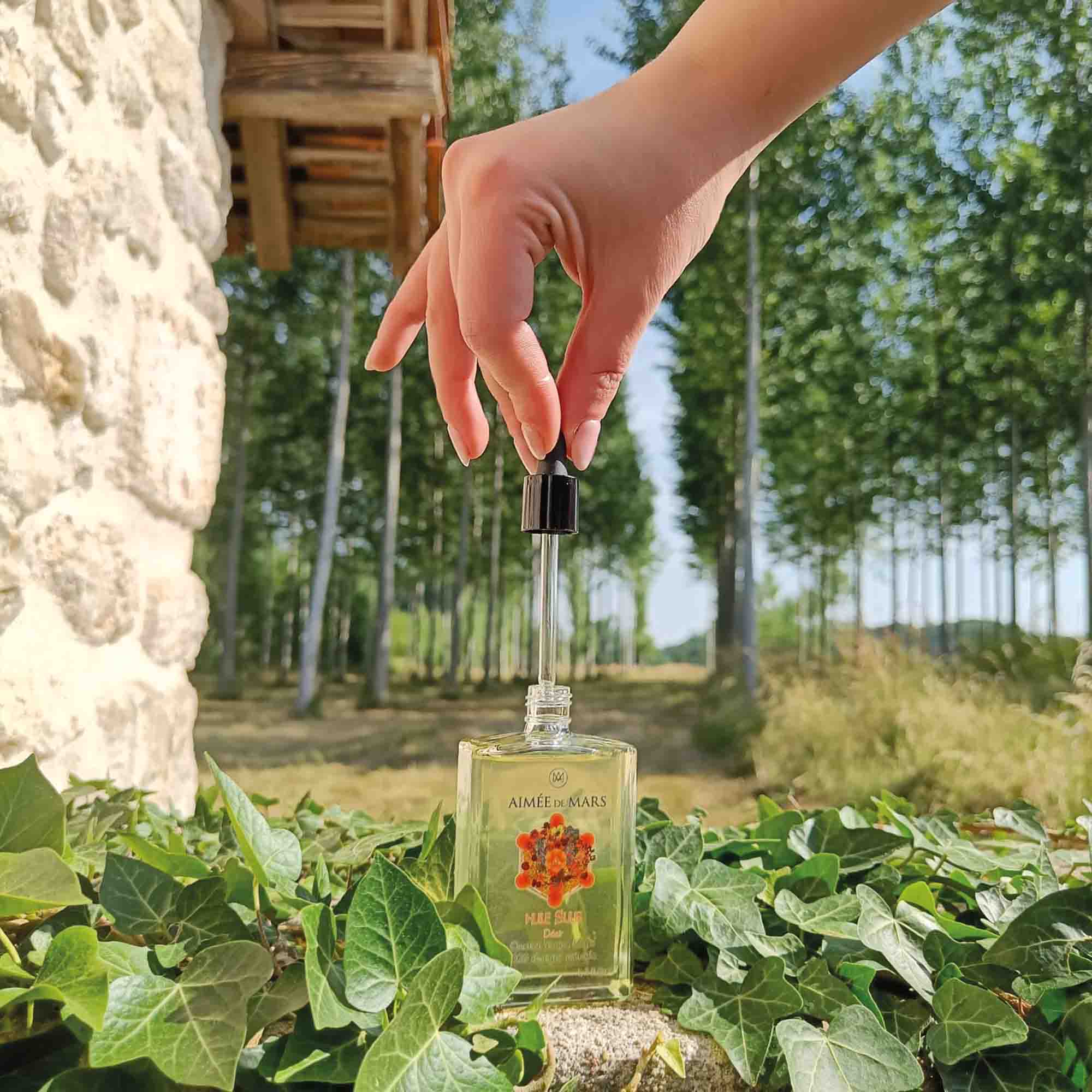 Flacon Huile Sulis et Pipette Compte-Gouttes