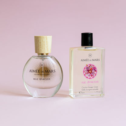 Huile Aphrodite et Parfum Belle Aphrodite 100% Naturel