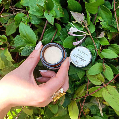 Parfum Solide 100% Naturel Bio Lily Ambre